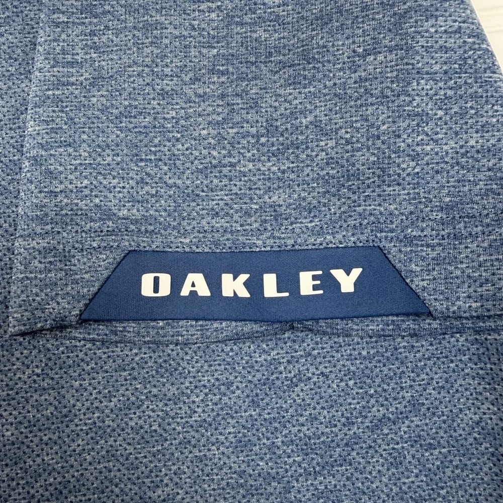 Oakley Regular Fit Short Sleeve Golf Polo Men's Large Blue GUC RN#96548 - Picture 4 of 5
